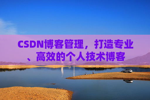 CSDN博客管理，打造专业、高效的个人技术博客